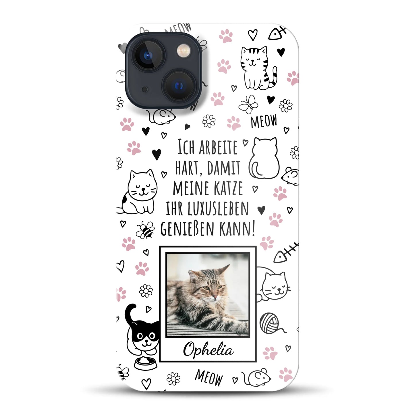 Luxuskatze - Individuelle Hardcase Hülle für iPhone