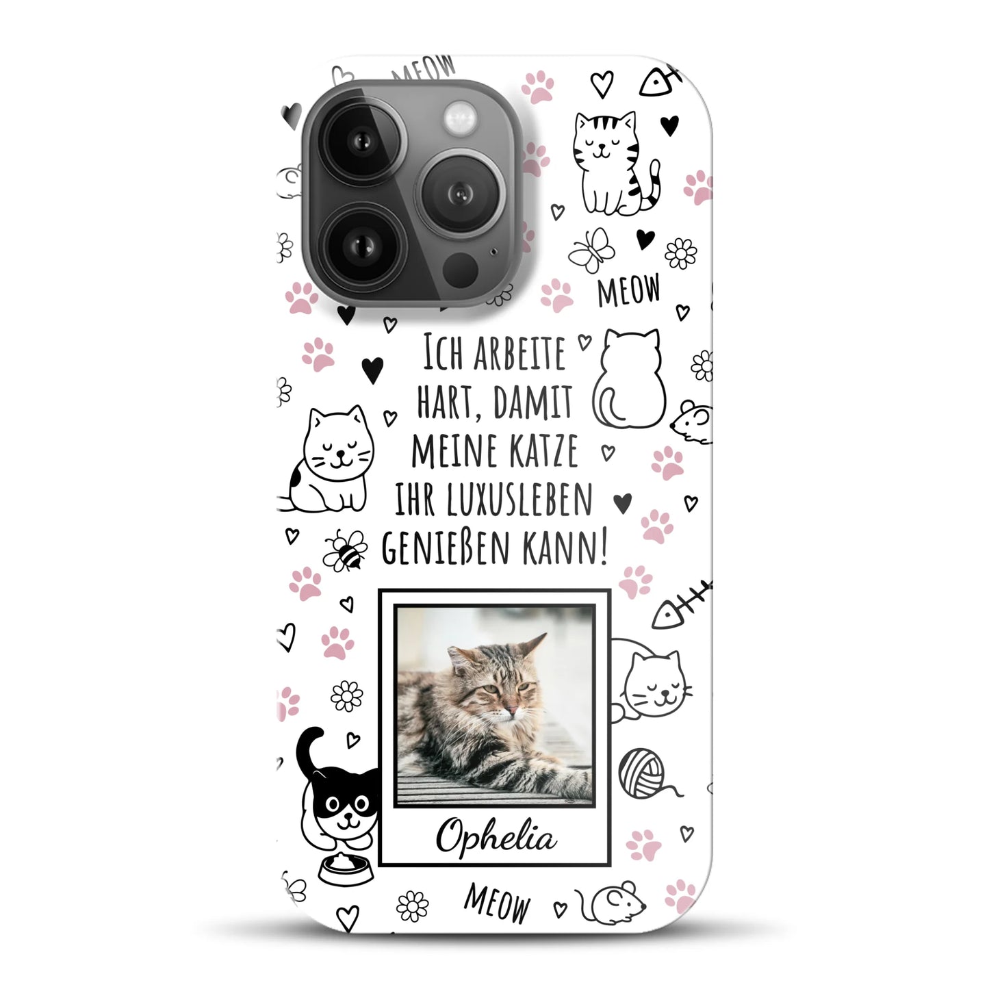 Luxuskatze - Individuelle Hardcase Hülle für iPhone