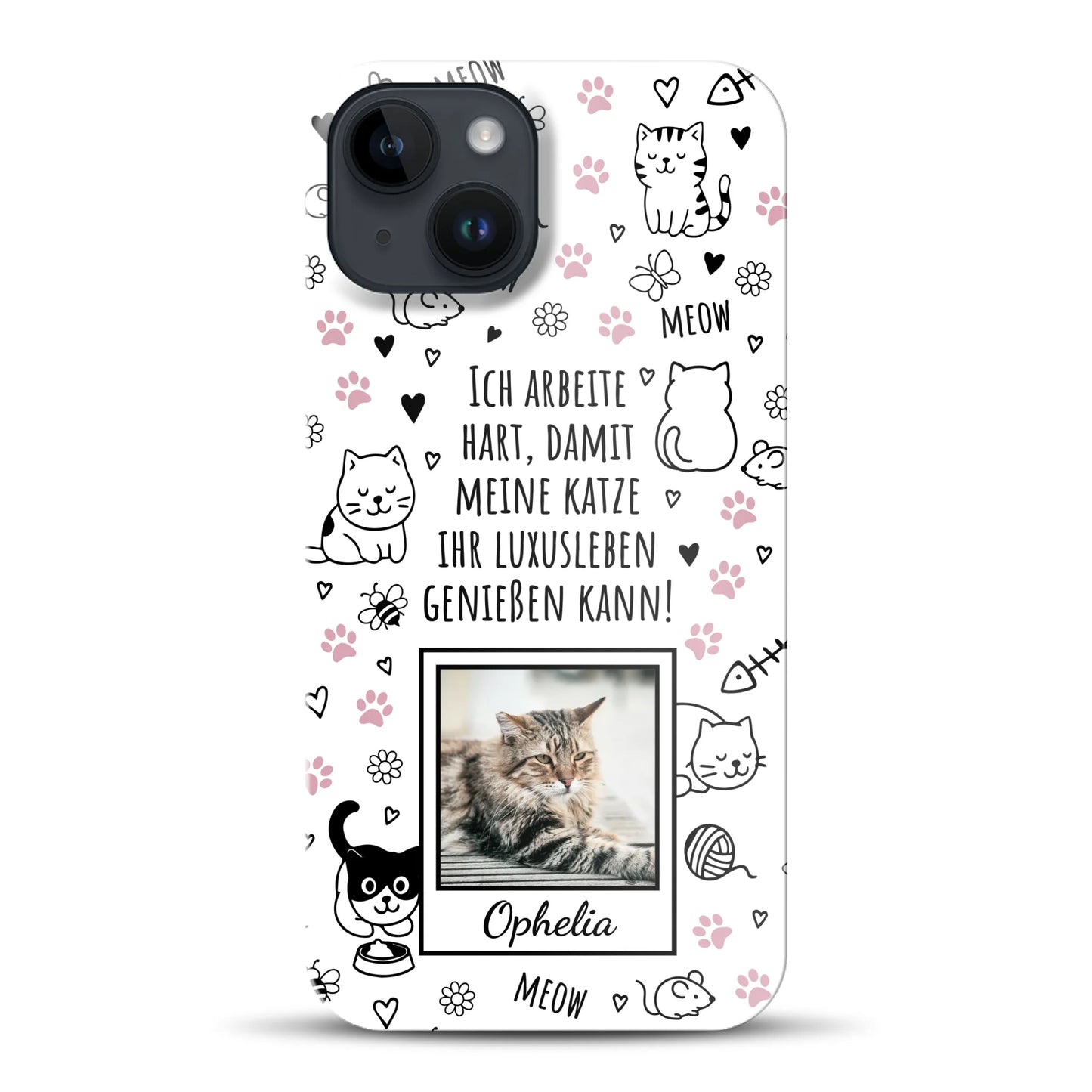 Luxuskatze - Individuelle Hardcase Hülle für iPhone