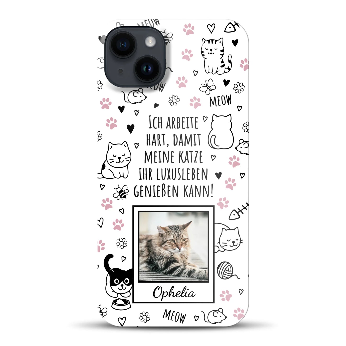 Luxuskatze - Individuelle Hardcase Hülle für iPhone