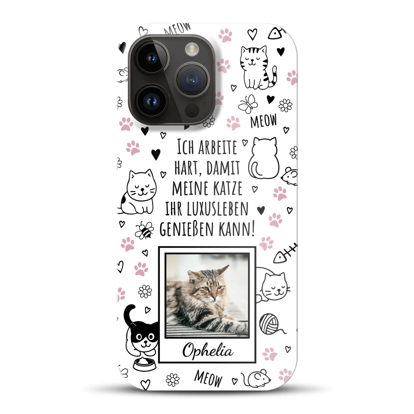 Luxuskatze - Individuelle Hardcase Hülle für iPhone
