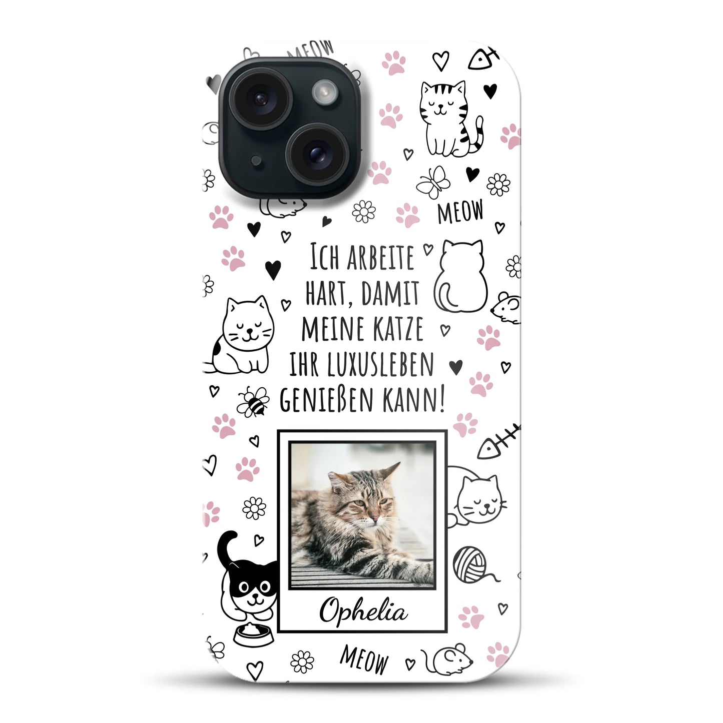 Luxuskatze - Individuelle Hardcase Hülle für iPhone