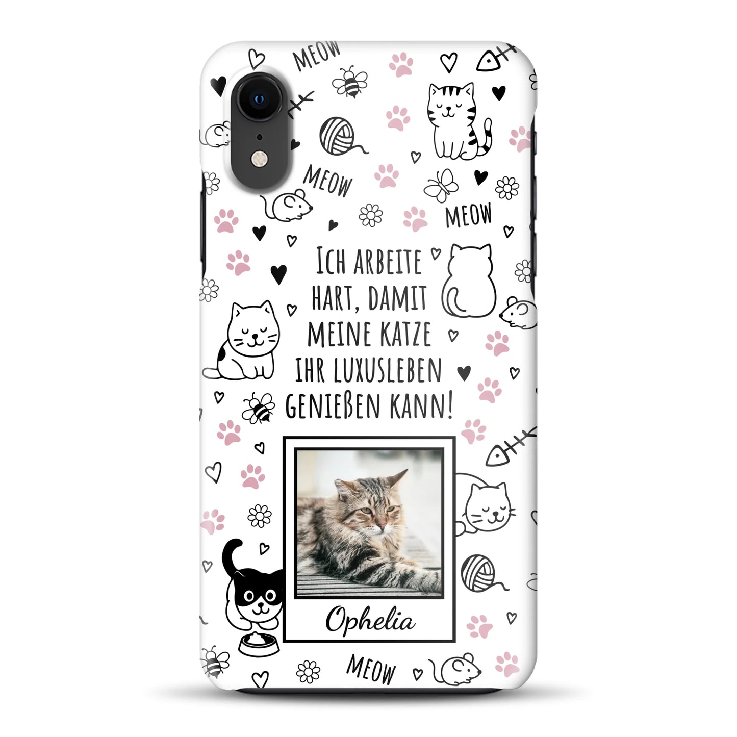 Luxuskatze - Individuelle Hardcase Hülle für iPhone