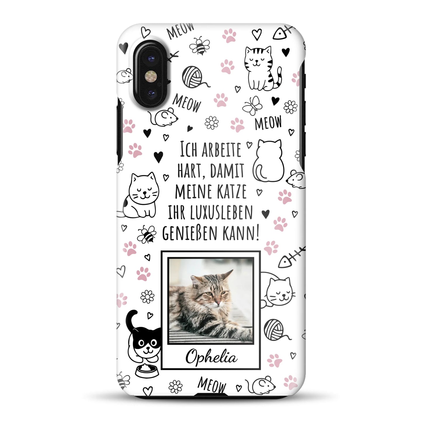 Luxuskatze - Individuelle Hardcase Hülle für iPhone