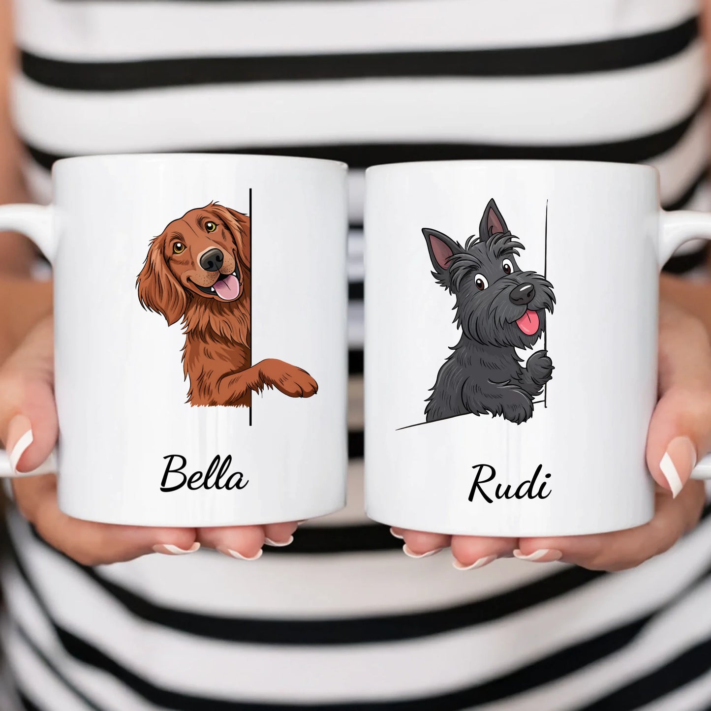 Corner Peek - Individuelle Keramiktasse