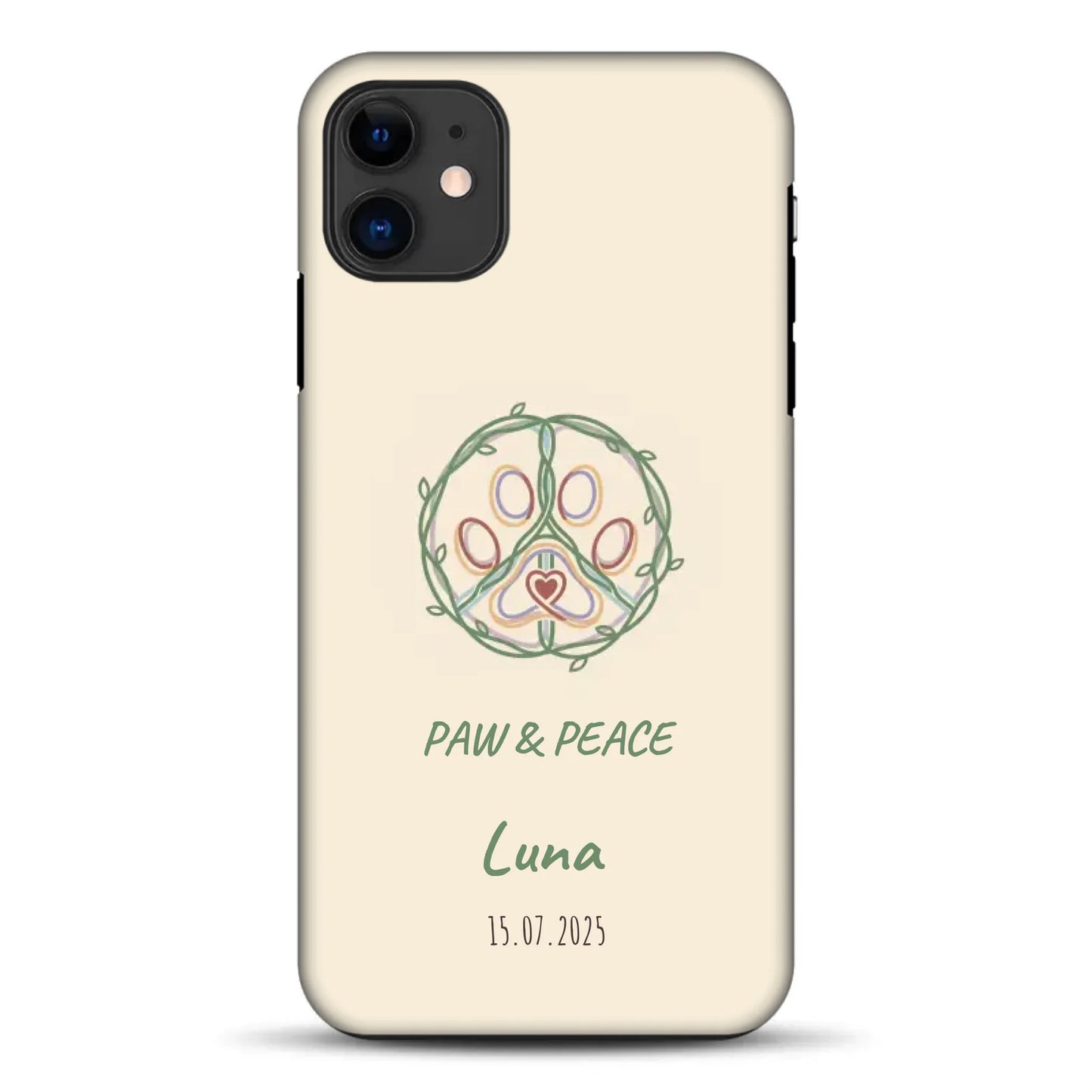 Paw & Peace - Individuelle Premium Hülle für iPhone