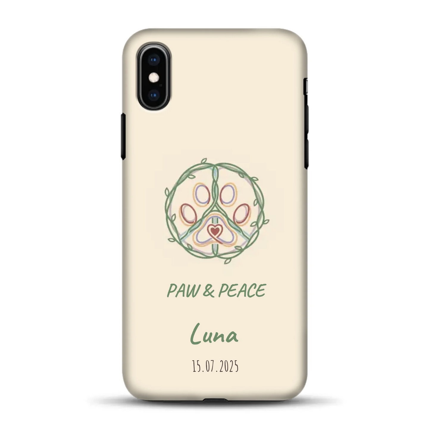 Paw & Peace - Individuelle Premium Hülle für iPhone