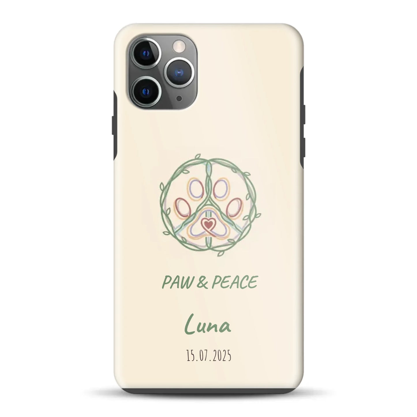 Paw & Peace - Individuelle Premium Hülle für iPhone