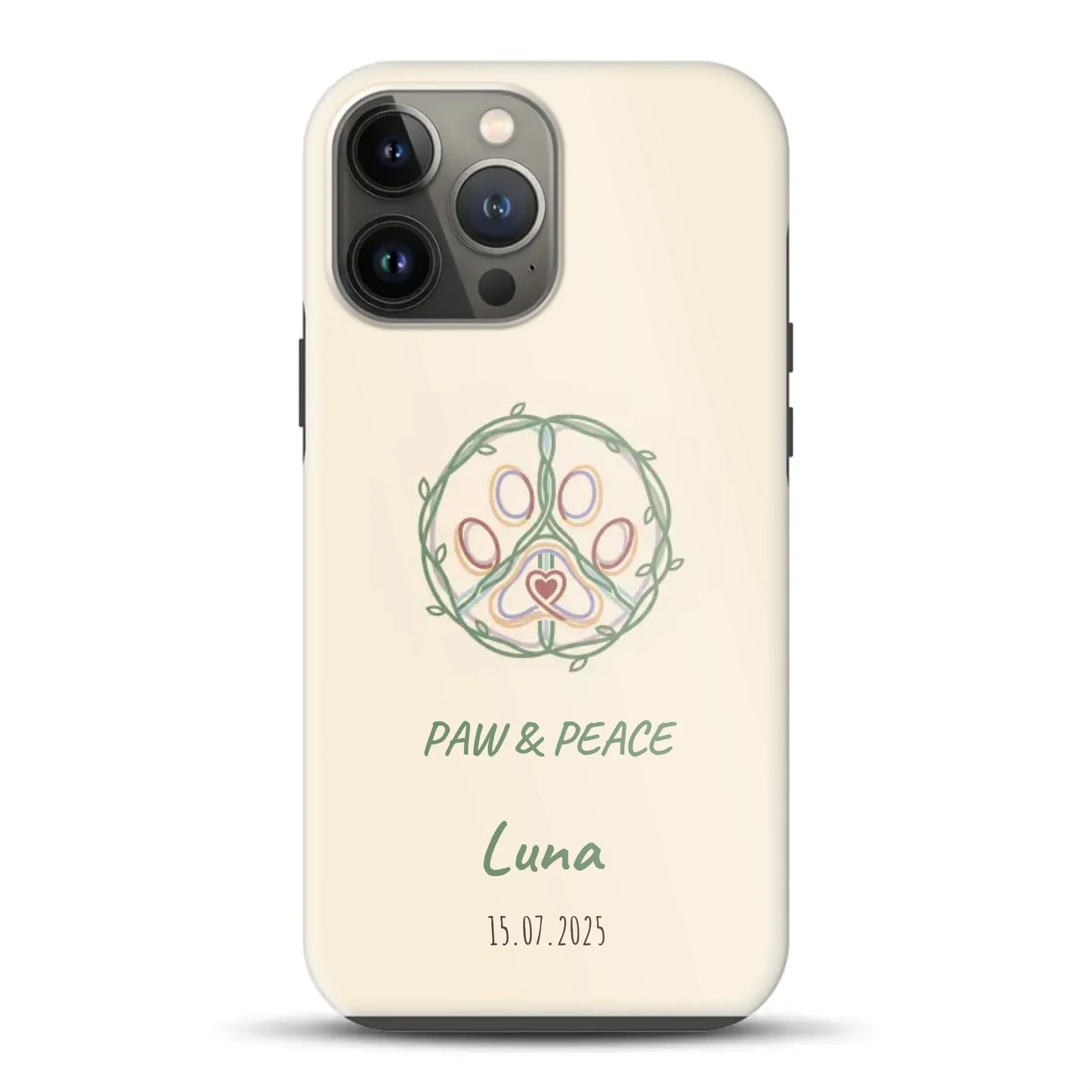 Paw & Peace - Individuelle Premium Hülle für iPhone