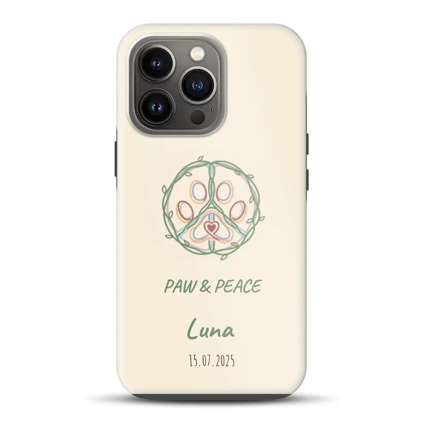 Paw & Peace - Individuelle Premium Hülle für iPhone