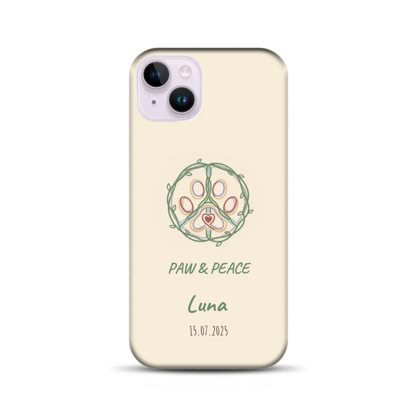 Paw & Peace - Individuelle Premium Hülle für iPhone