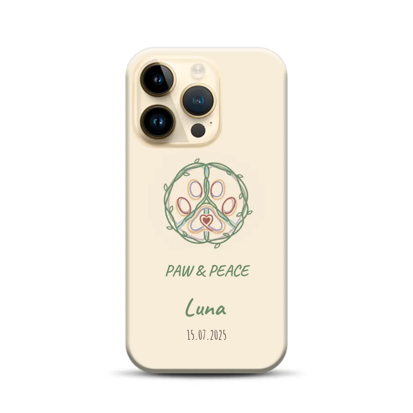 Paw & Peace - Individuelle Premium Hülle für iPhone