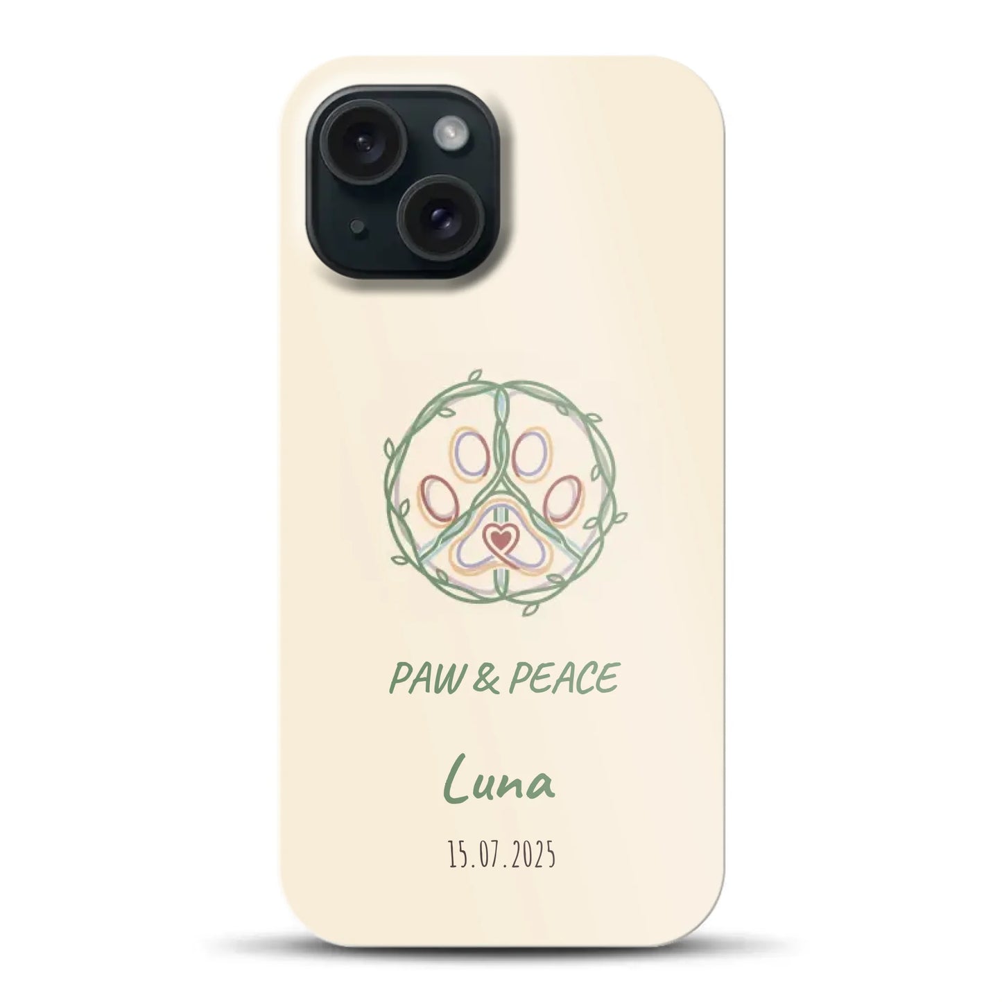 Paw & Peace - Individuelle Premium Hülle für iPhone
