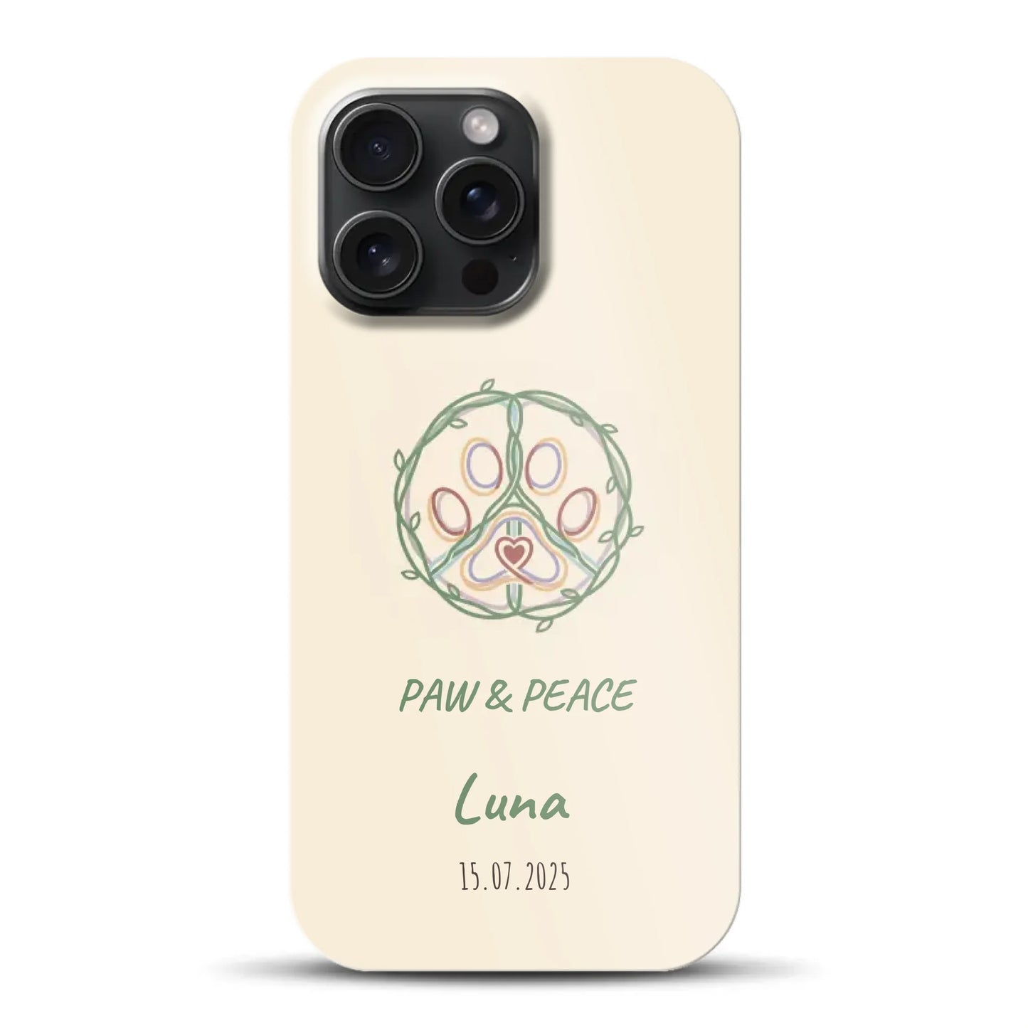 Paw & Peace - Individuelle Premium Hülle für iPhone
