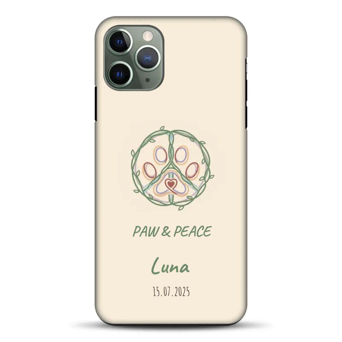 Paw & Peace - Individuelle Premium Hülle für iPhone