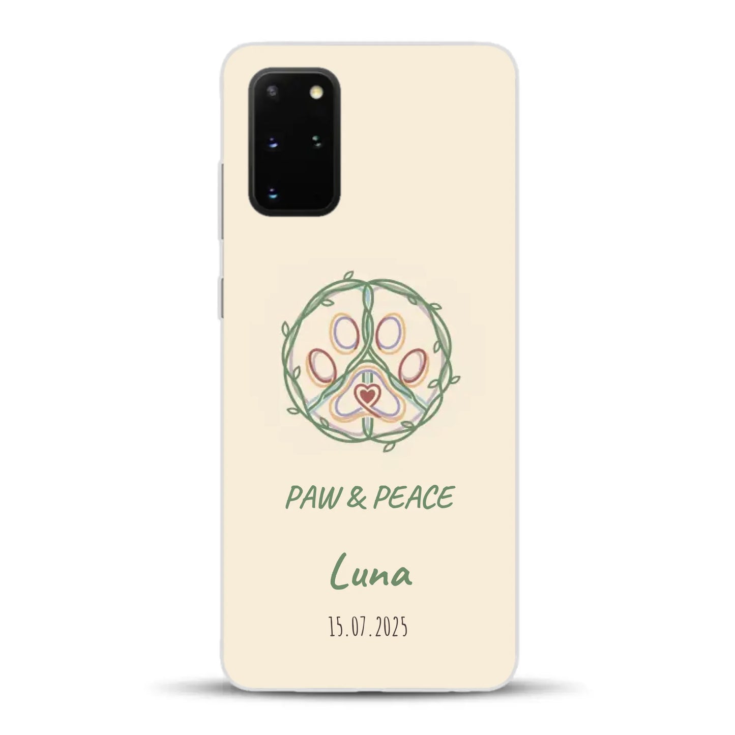Paw & Peace - Individuelle Handyhülle für Samsung