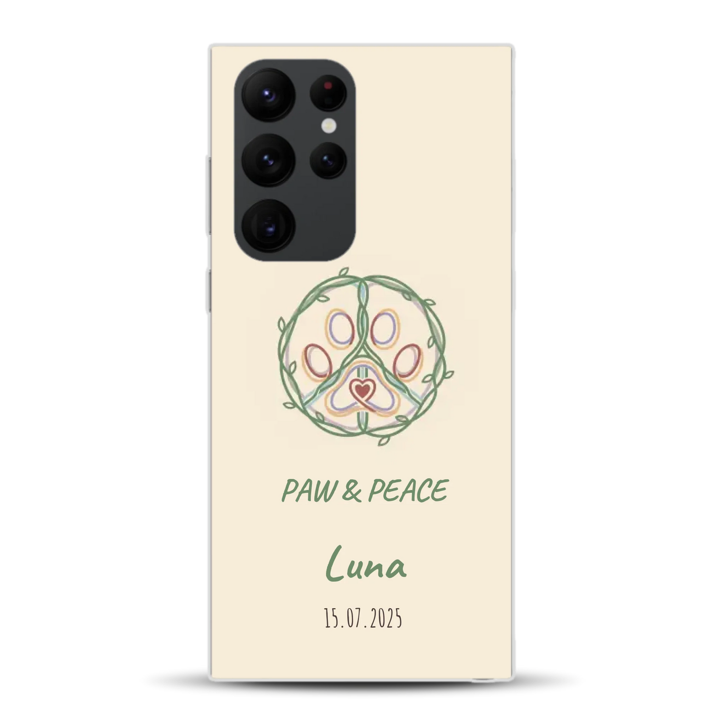 Paw & Peace - Individuelle Handyhülle für Samsung