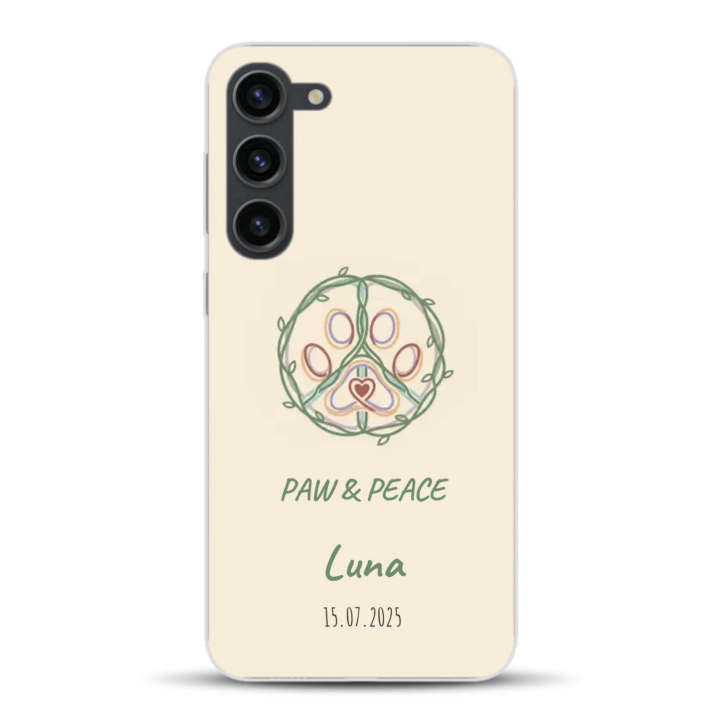 Paw & Peace - Individuelle Handyhülle für Samsung
