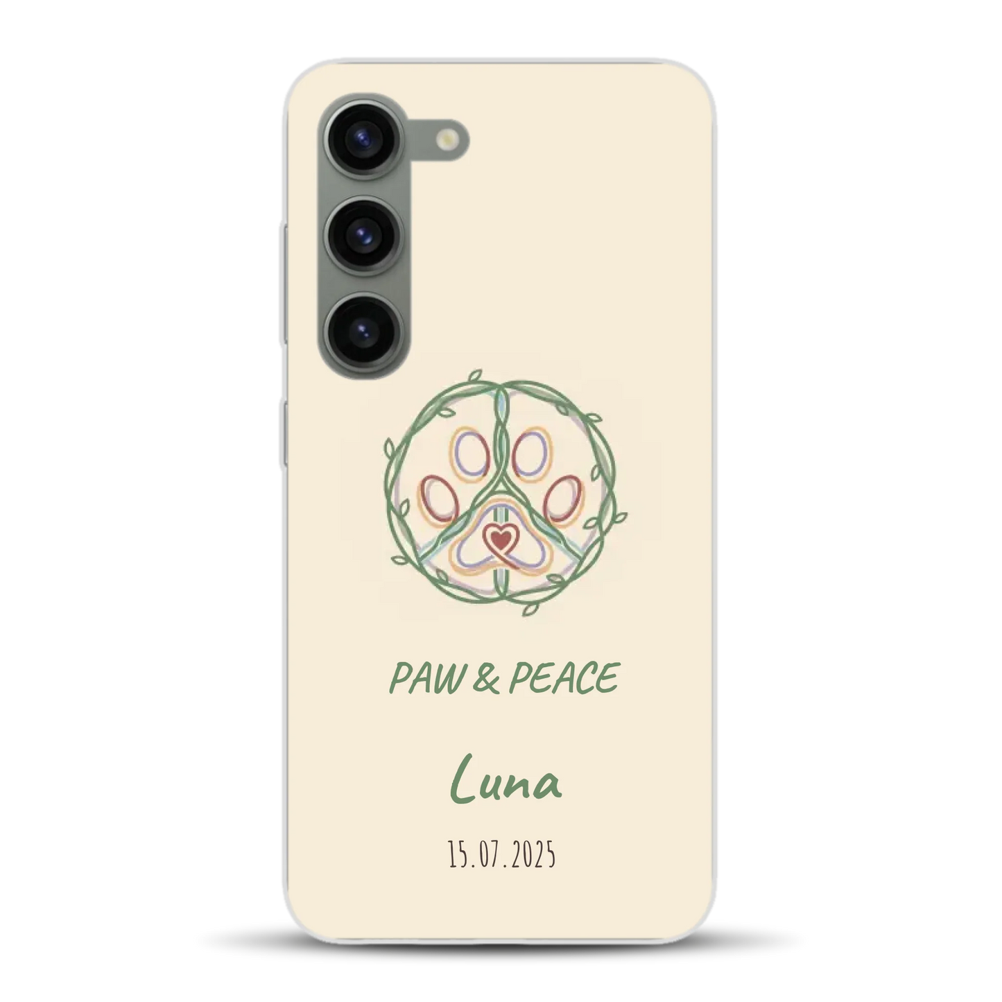 Paw & Peace - Individuelle Handyhülle für Samsung