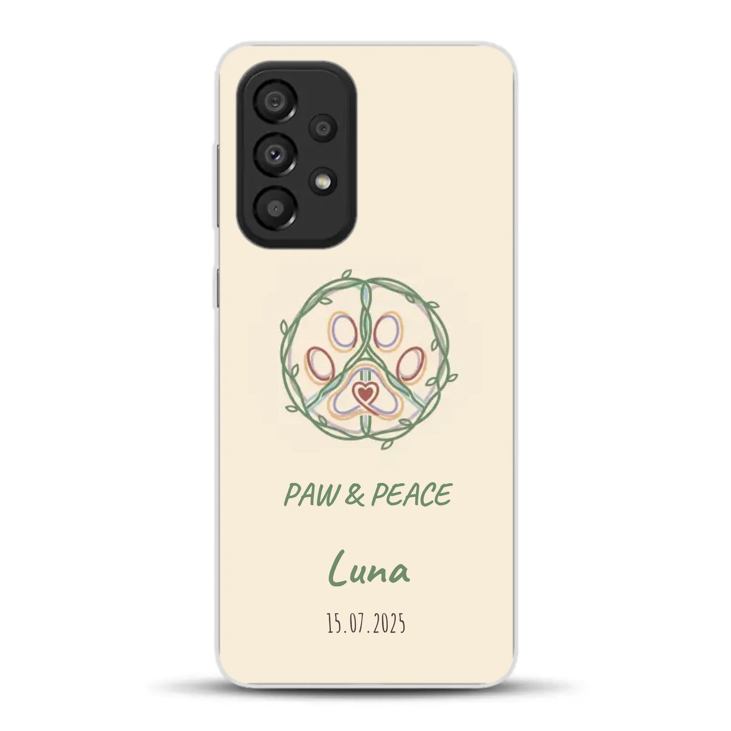 Paw & Peace - Individuelle Handyhülle für Samsung