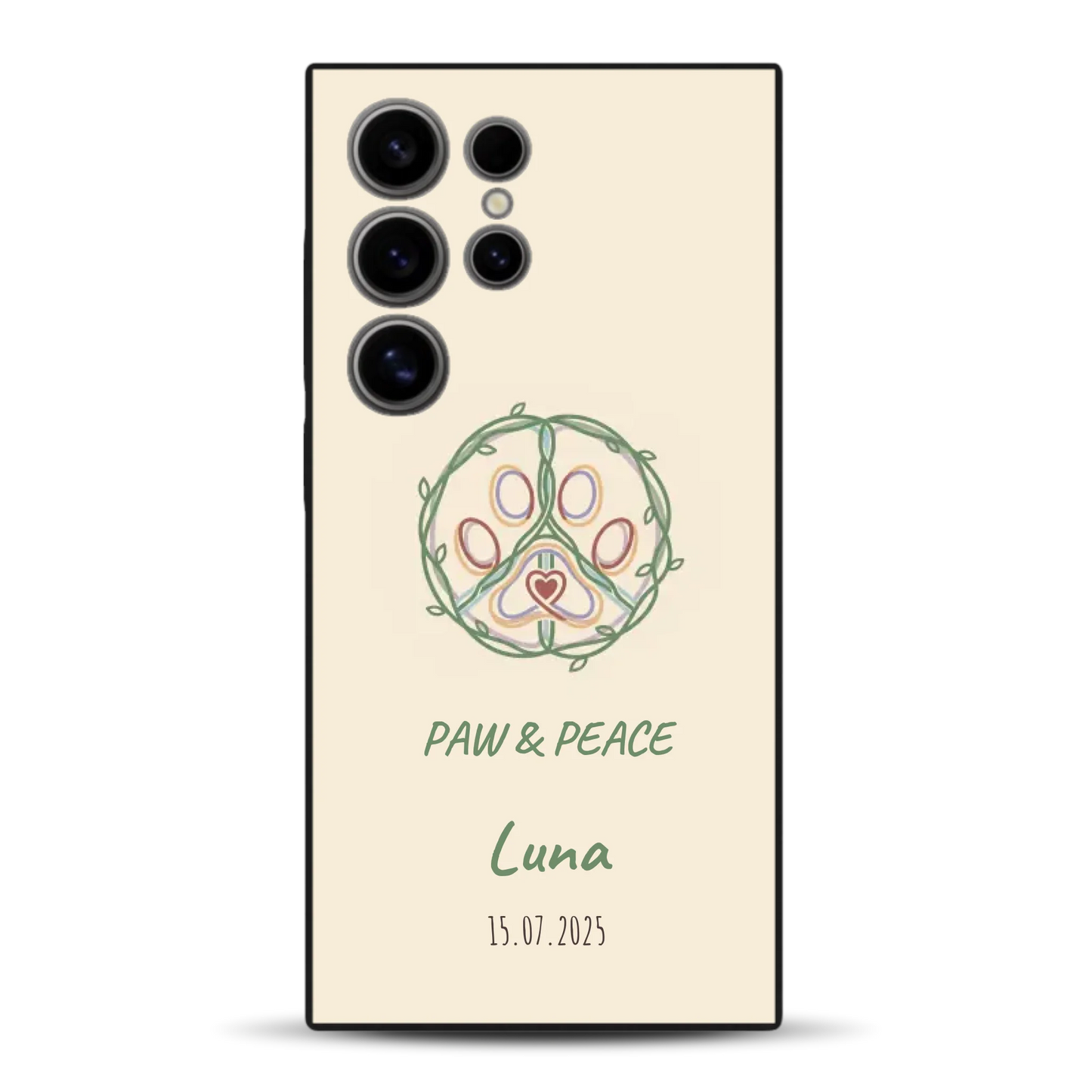 Paw & Peace - Individuelle Handyhülle für Samsung