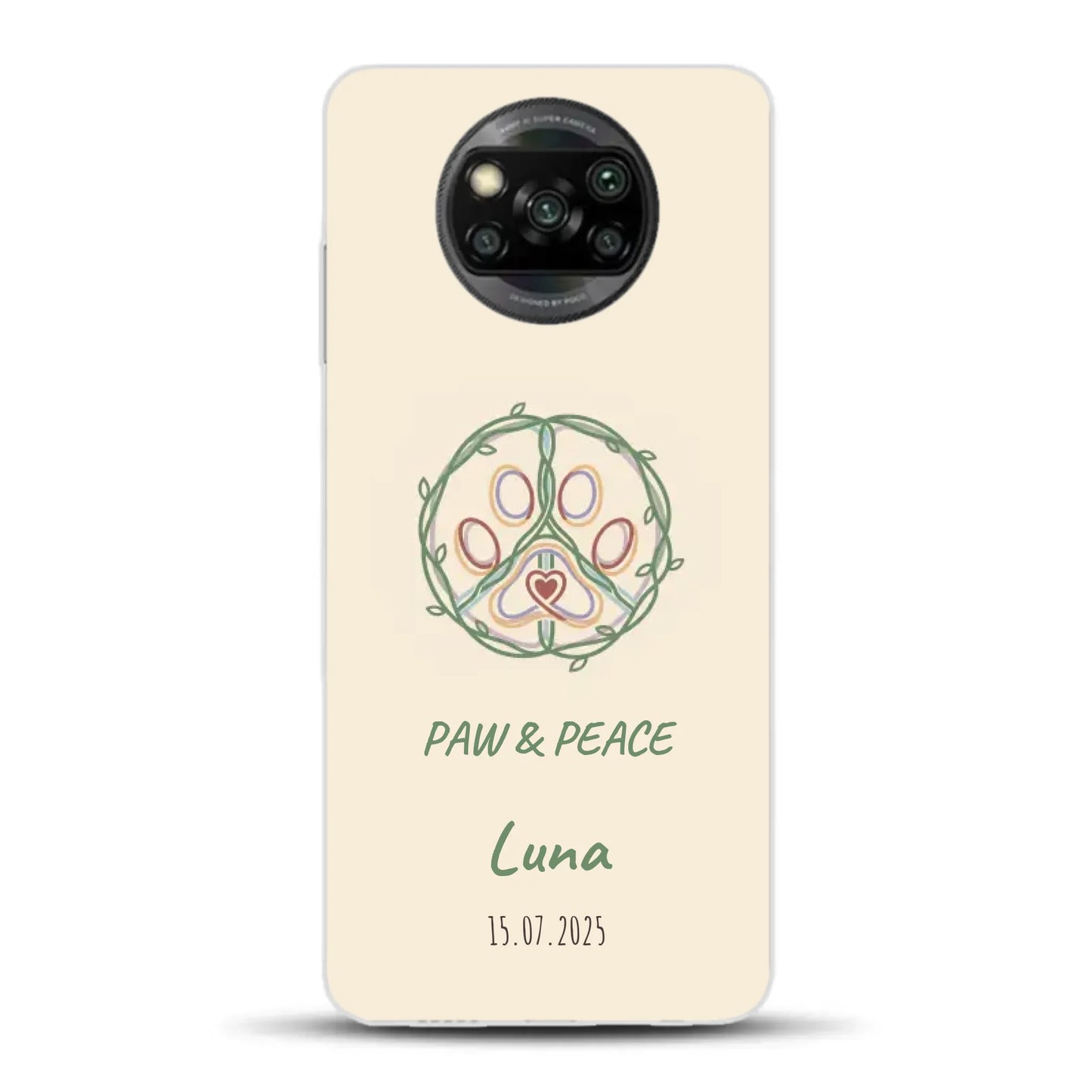 Paw & Peace - Individuelle Handyhülle für Xiaomi