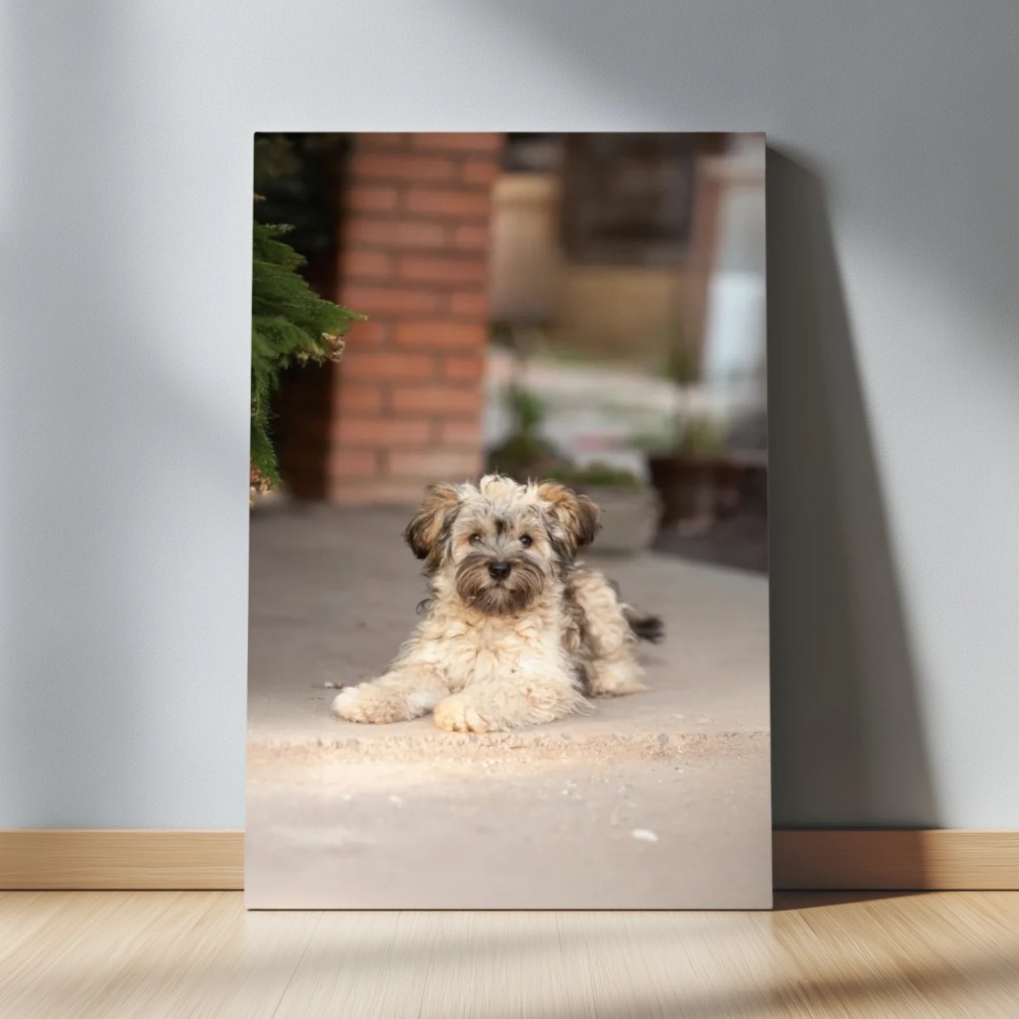 Pawtrait Love - Individuelles Leinwandbild