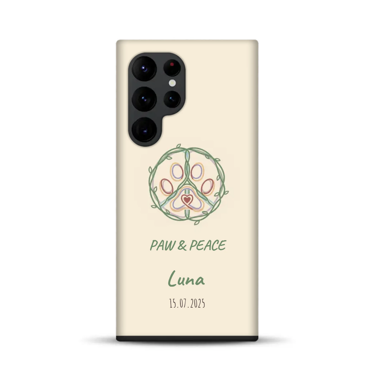 Paw & Peace - Individuelle Premium Hülle für Samsung