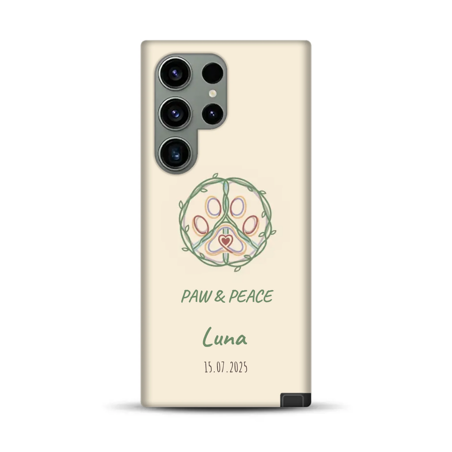 Paw & Peace - Individuelle Premium Hülle für Samsung