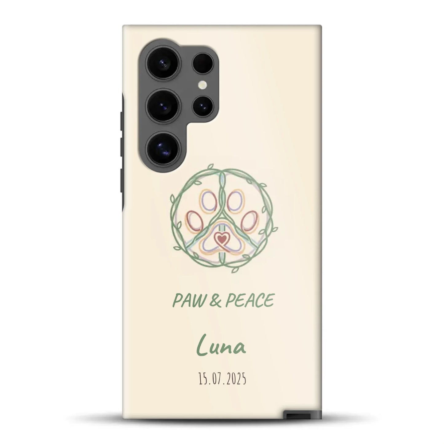 Paw & Peace - Individuelle Premium Hülle für Samsung