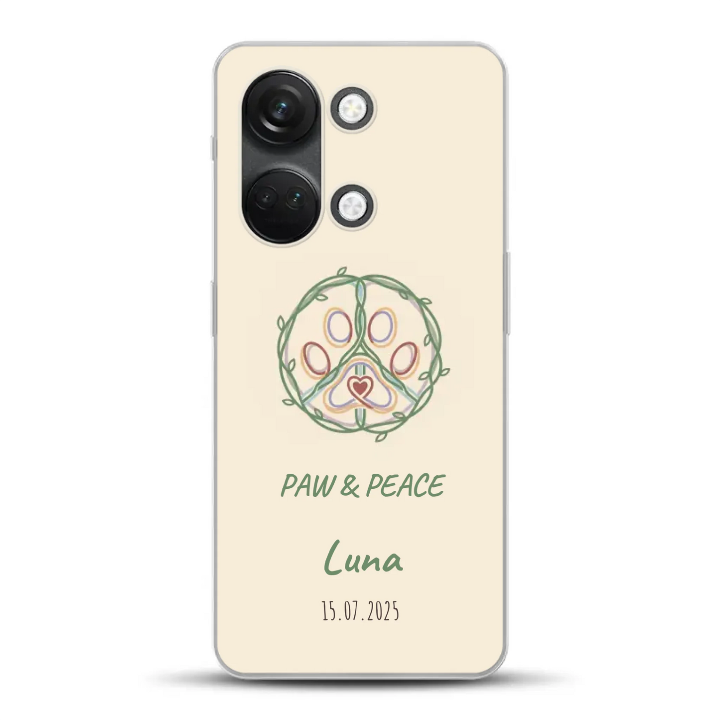 Paw & Peace - Individuelle Handyhülle