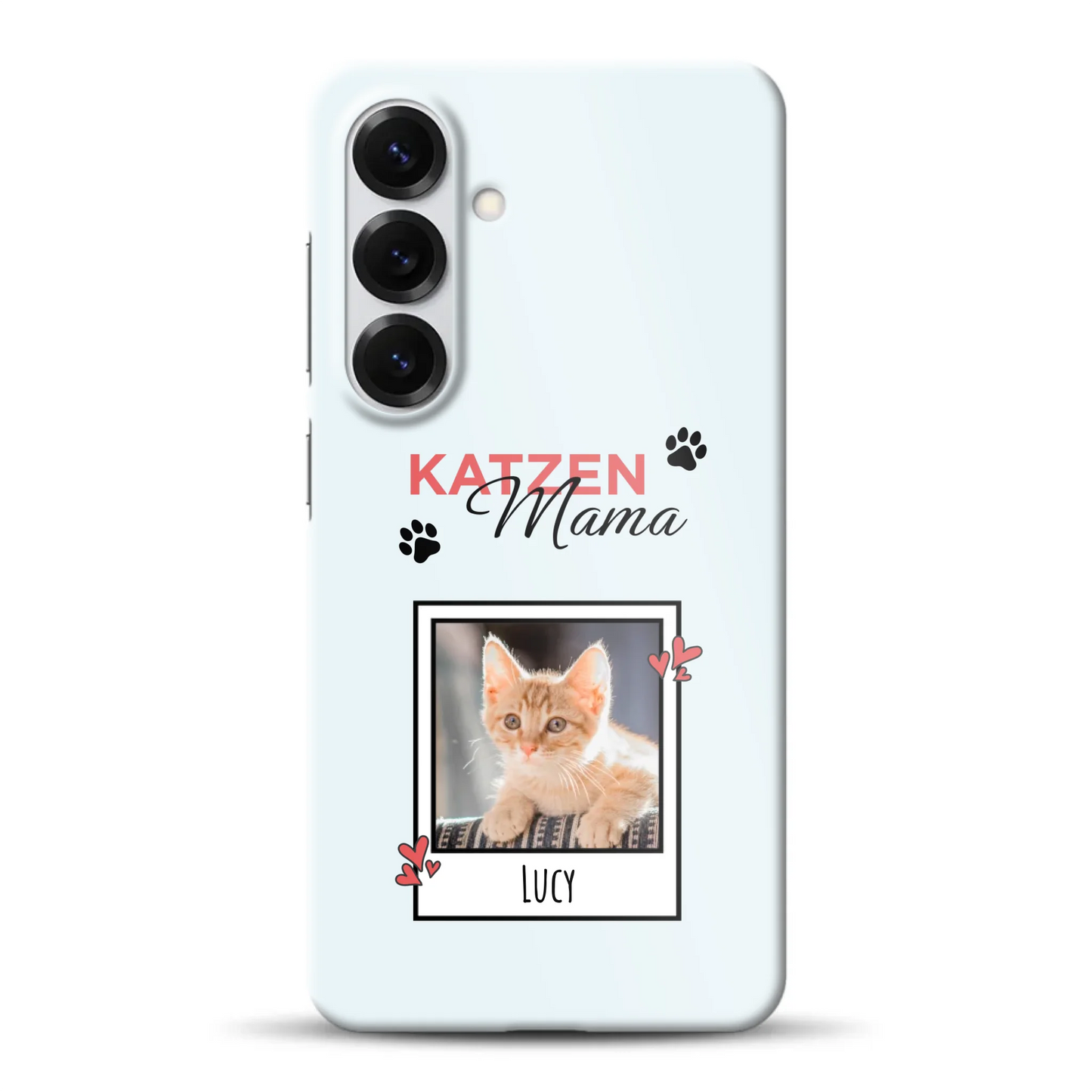Katzen Mama - Individuelle Hardcase Hülle für Samsung