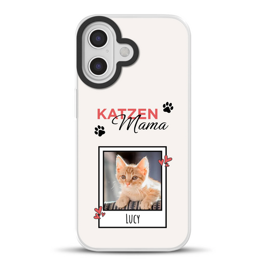 Katzen Mama - Individuelle Hybrid Hülle mit MagSafe