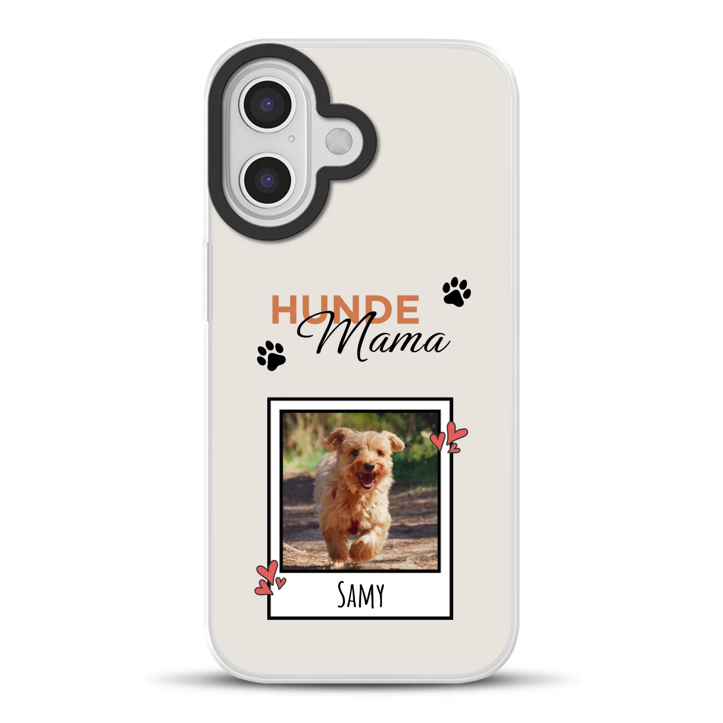Hunde Mama - Individuelle Hybrid Hülle mit MagSafe