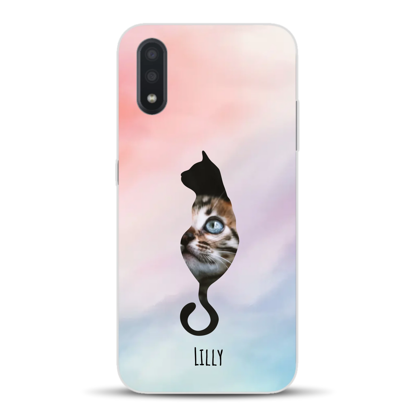 Silhouette Love - Individuelle Handyhülle für Samsung