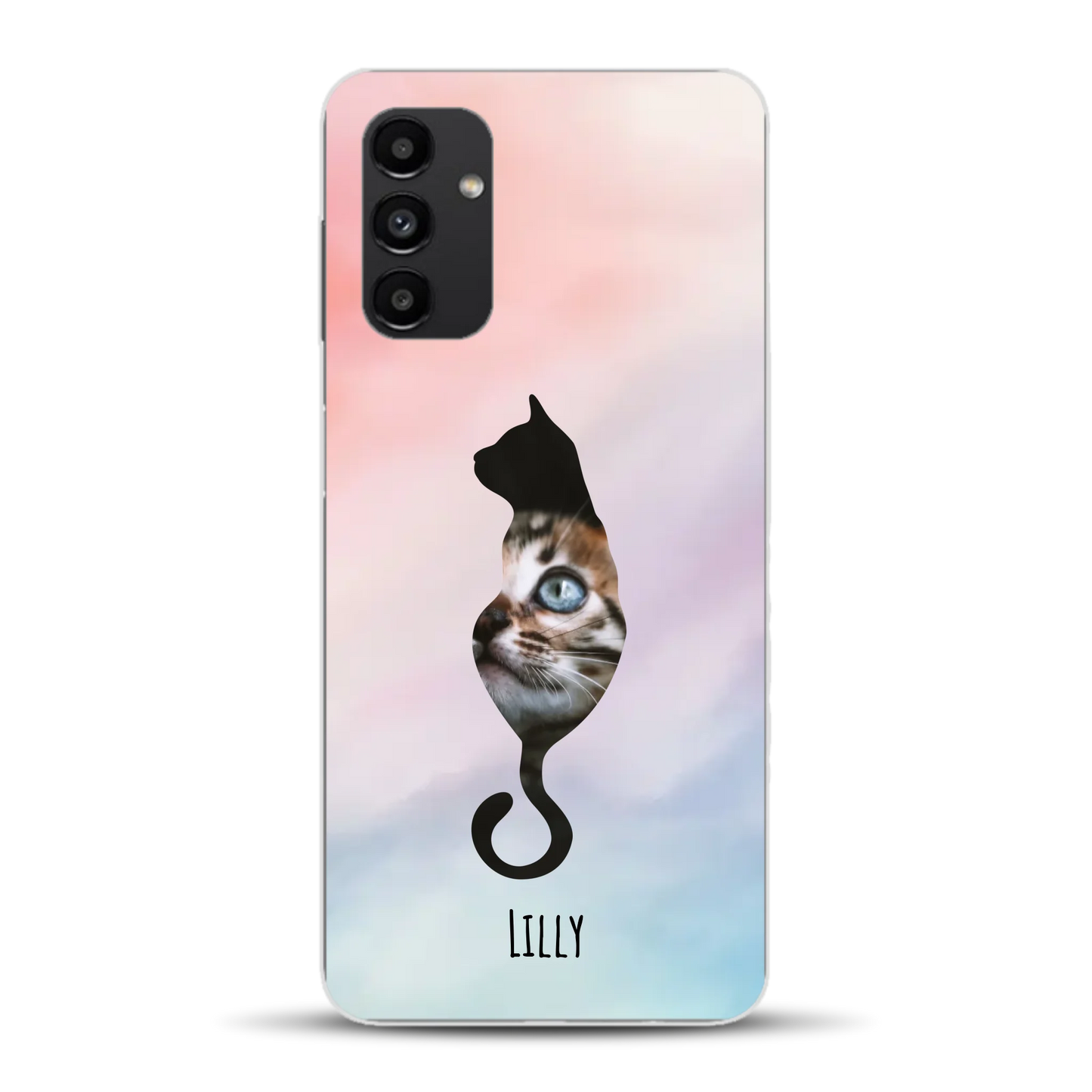 Silhouette Love - Individuelle Handyhülle für Samsung
