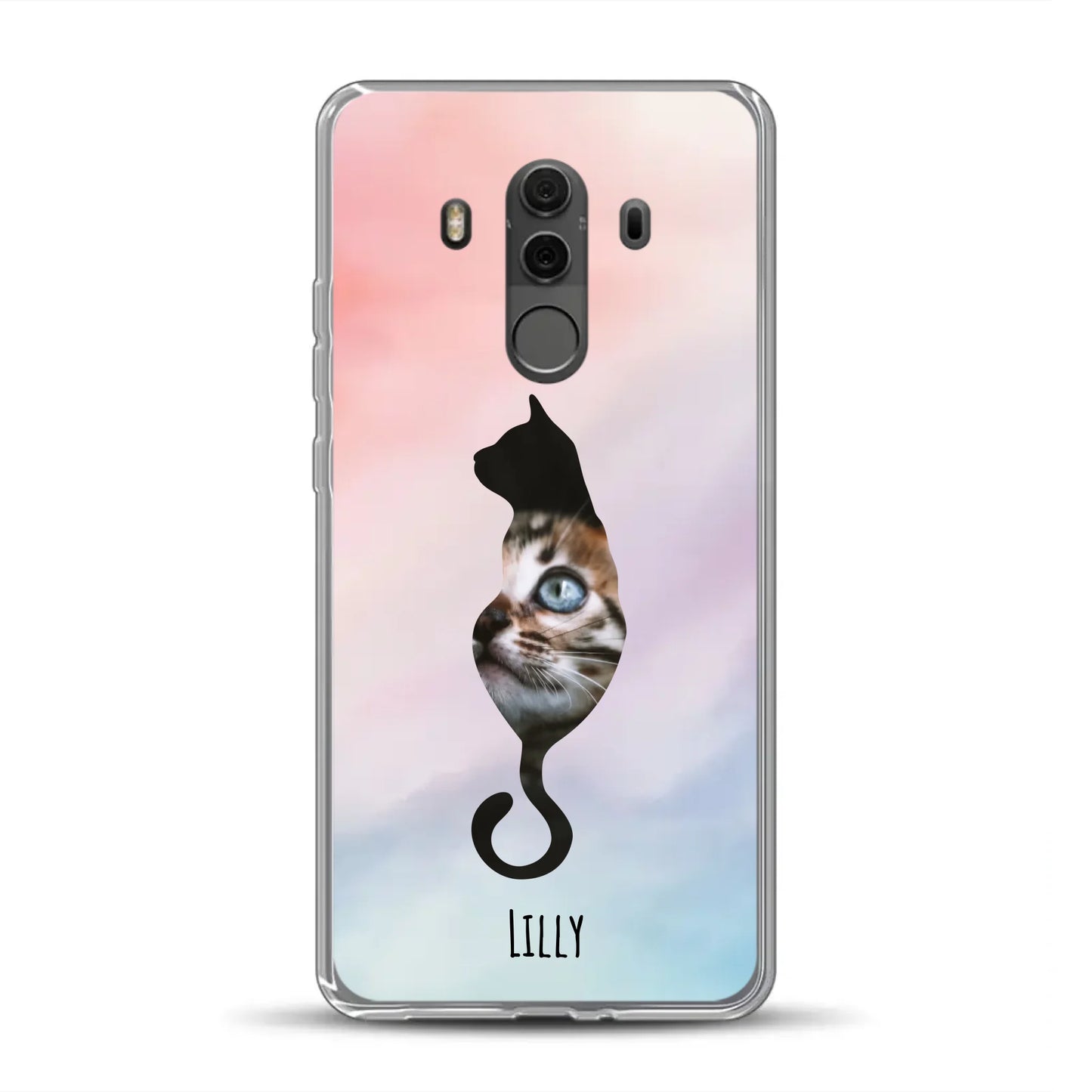Silhouette Love - Individuelle Handyhülle für Huawei