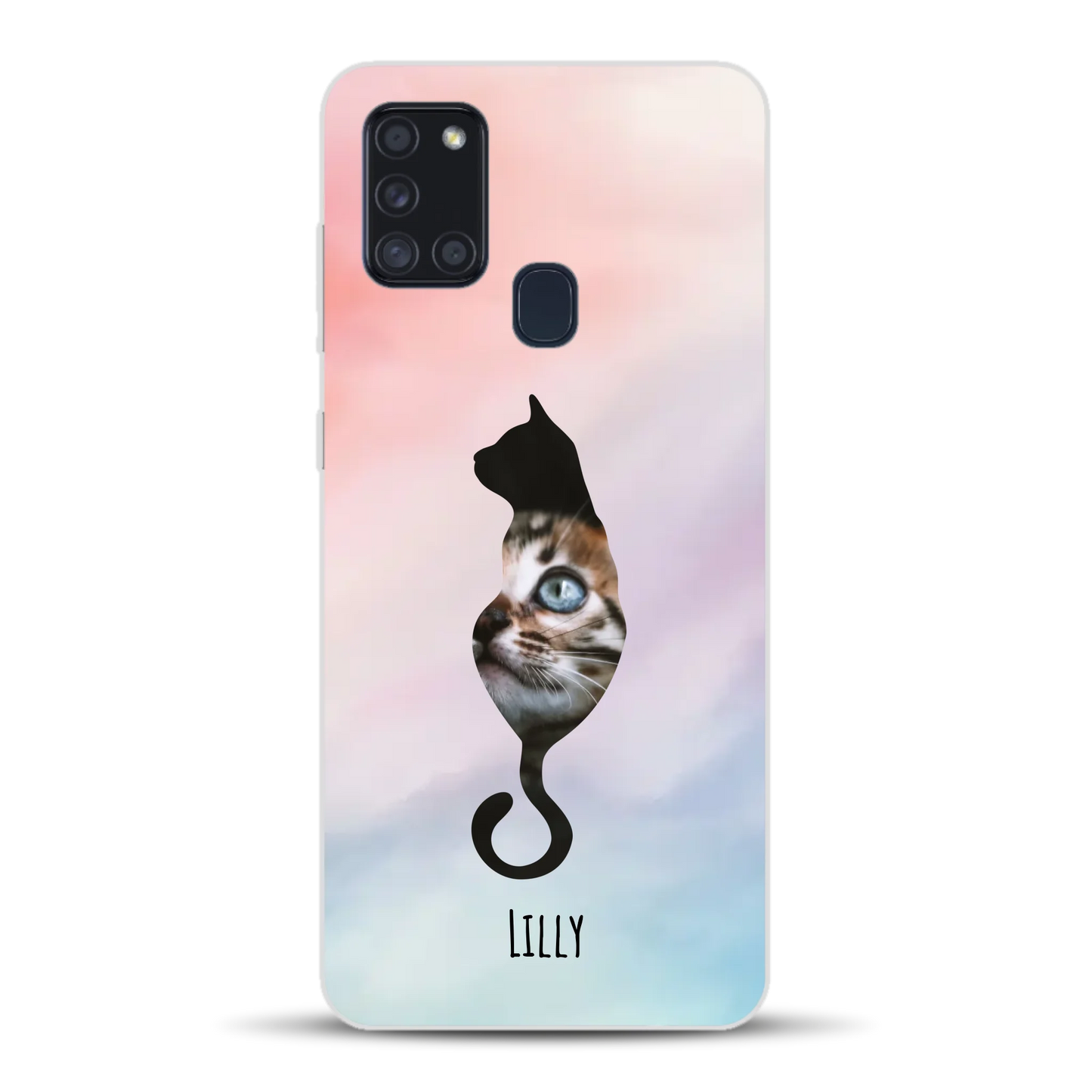 Silhouette Love - Individuelle Handyhülle für Samsung