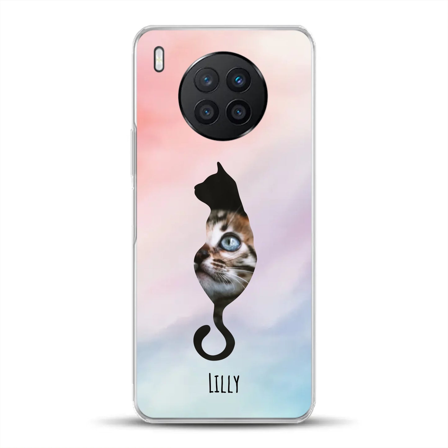 Silhouette Love - Individuelle Handyhülle für Huawei