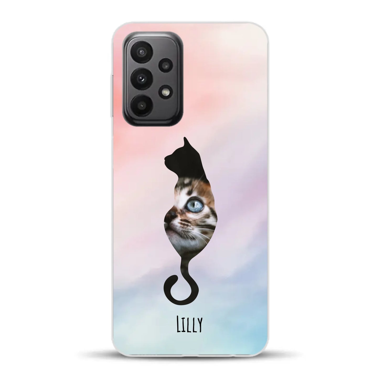Silhouette Love - Individuelle Handyhülle für Samsung