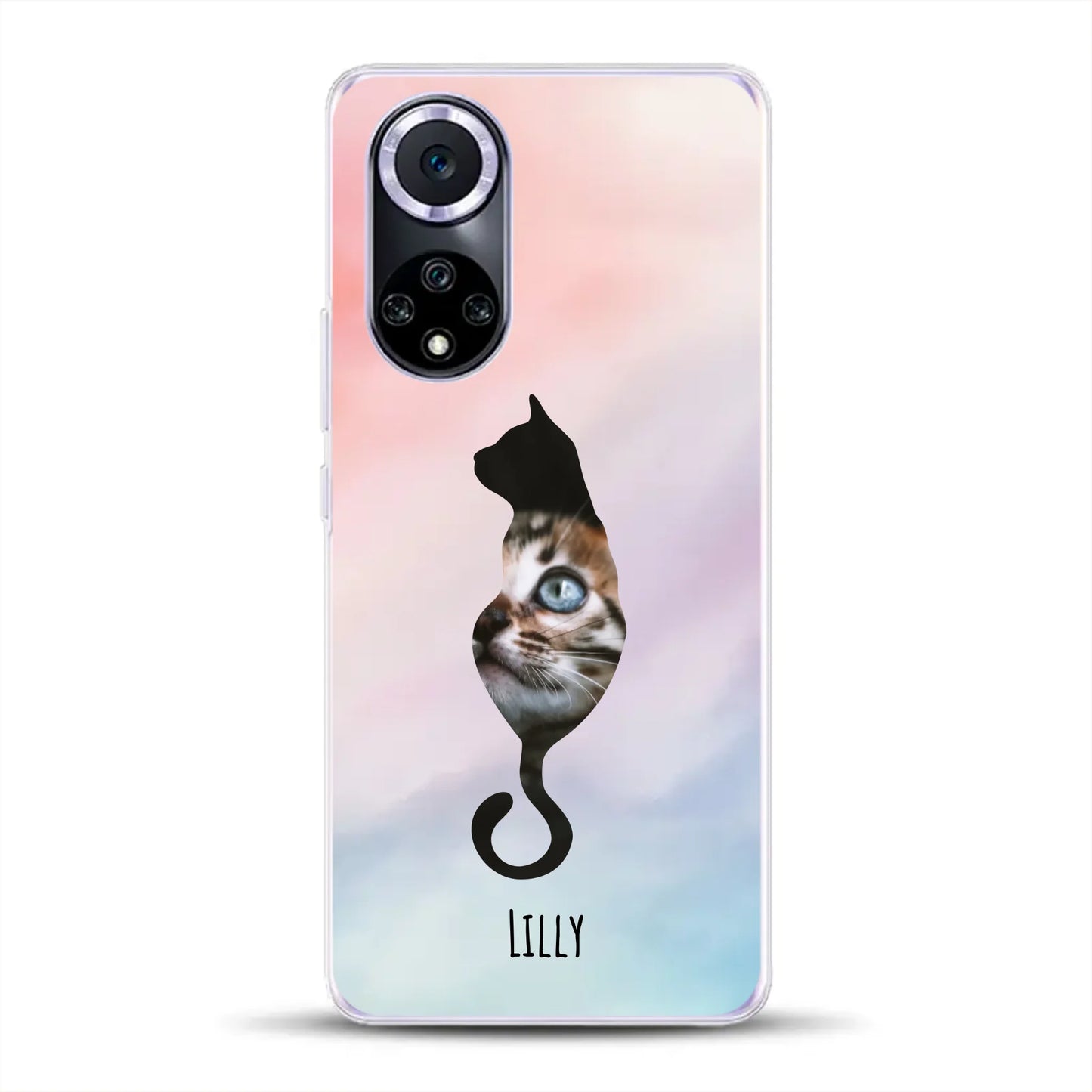Silhouette Love - Individuelle Handyhülle für Huawei