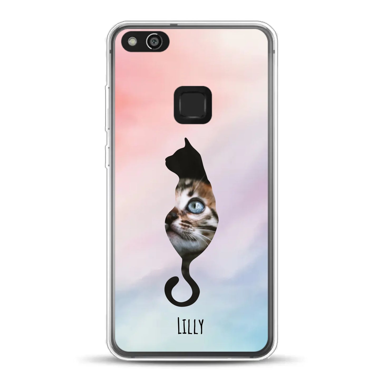 Silhouette Love - Individuelle Handyhülle für Huawei