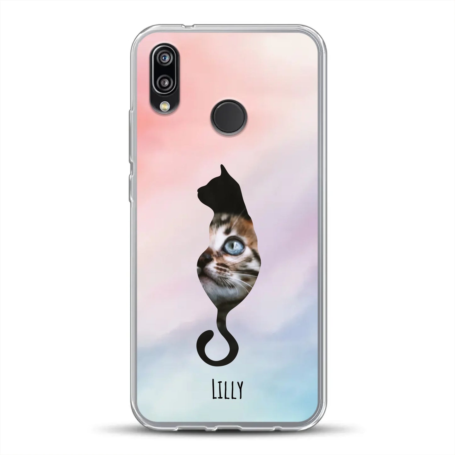 Silhouette Love - Individuelle Handyhülle für Huawei