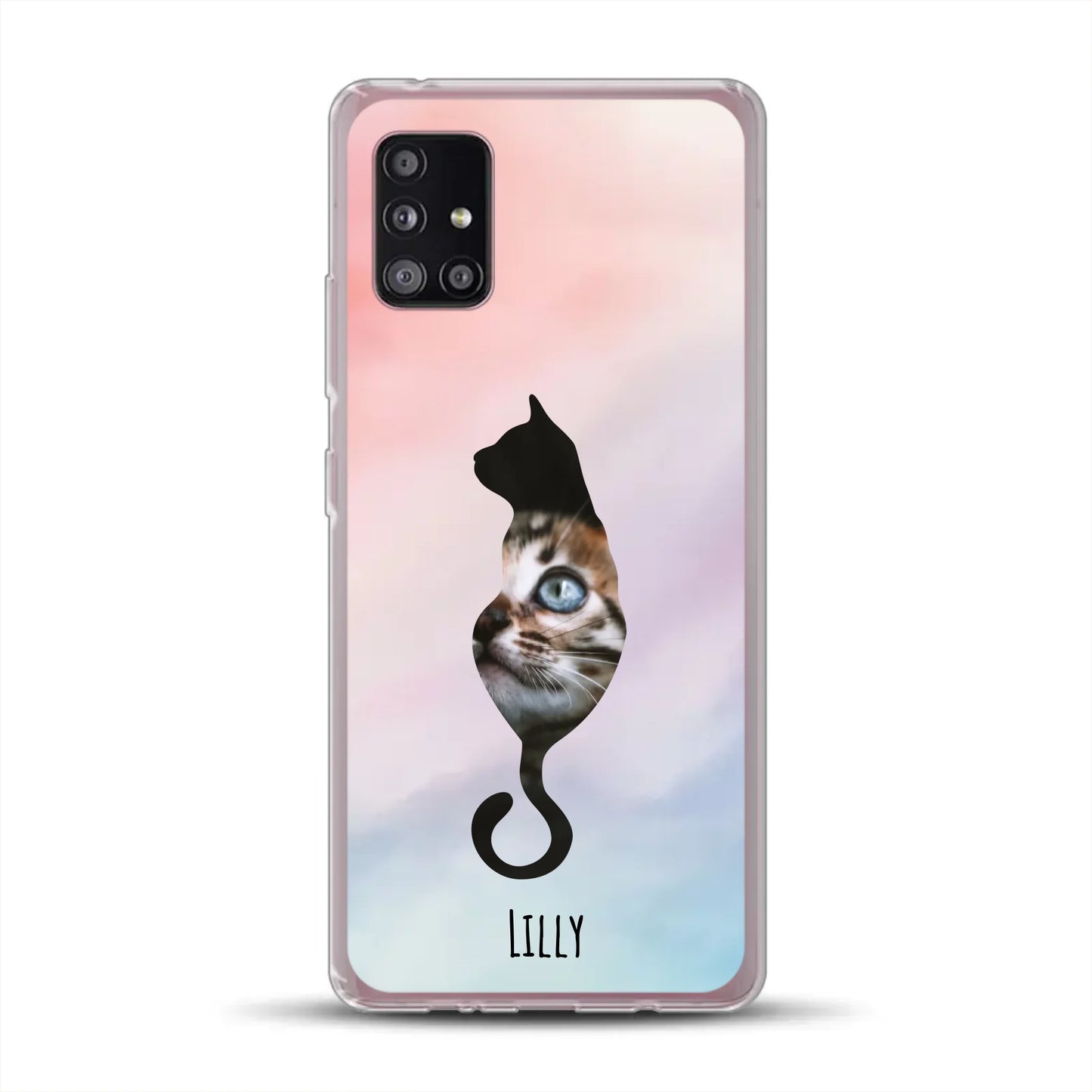 Silhouette Love - Individuelle Handyhülle für Samsung