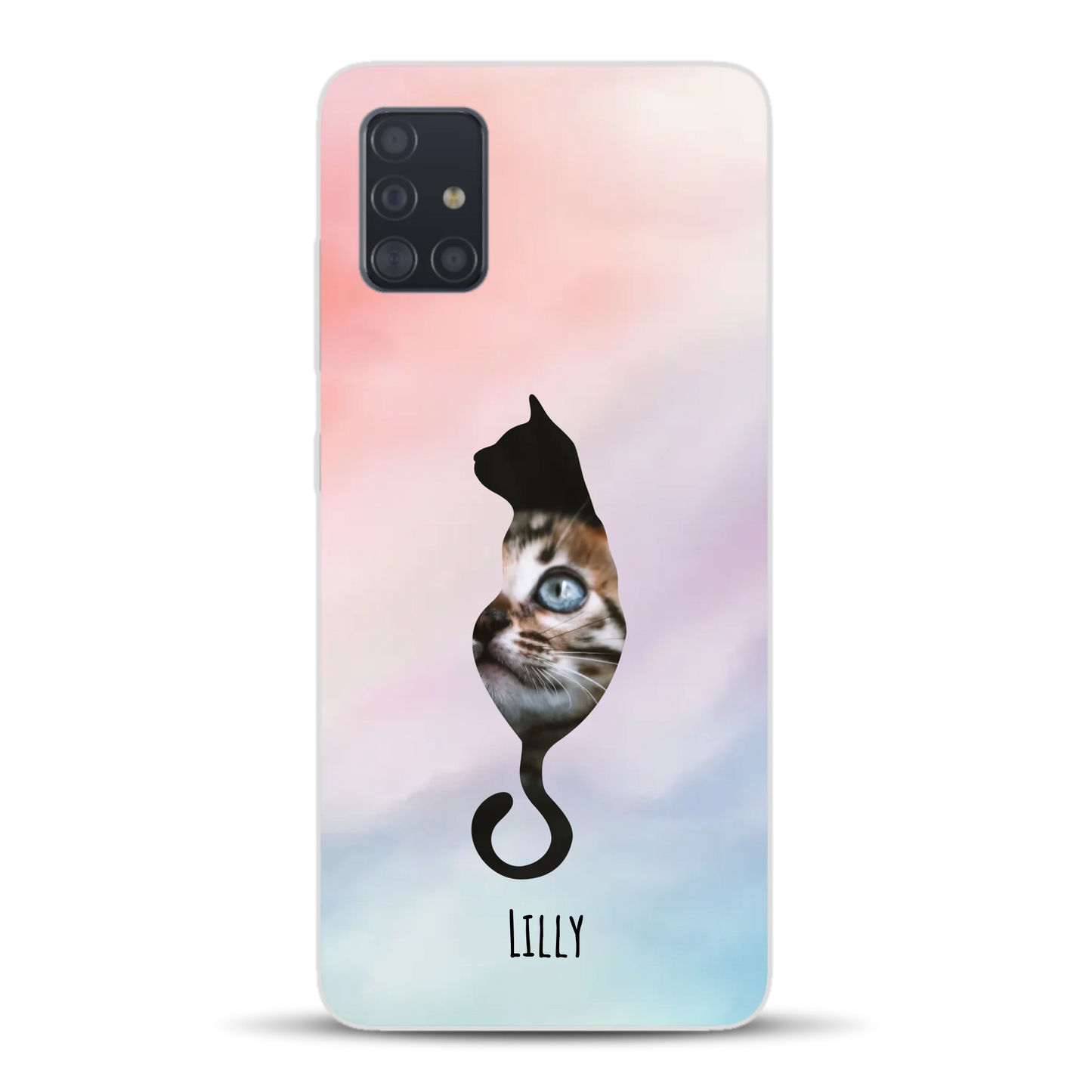 Silhouette Love - Individuelle Handyhülle für Samsung