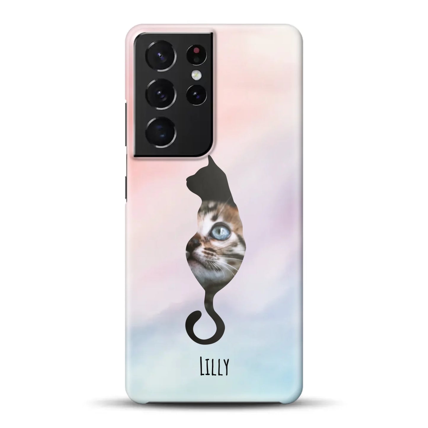 Silhouette Love - Individuelle Hardcase Hülle für Samsung