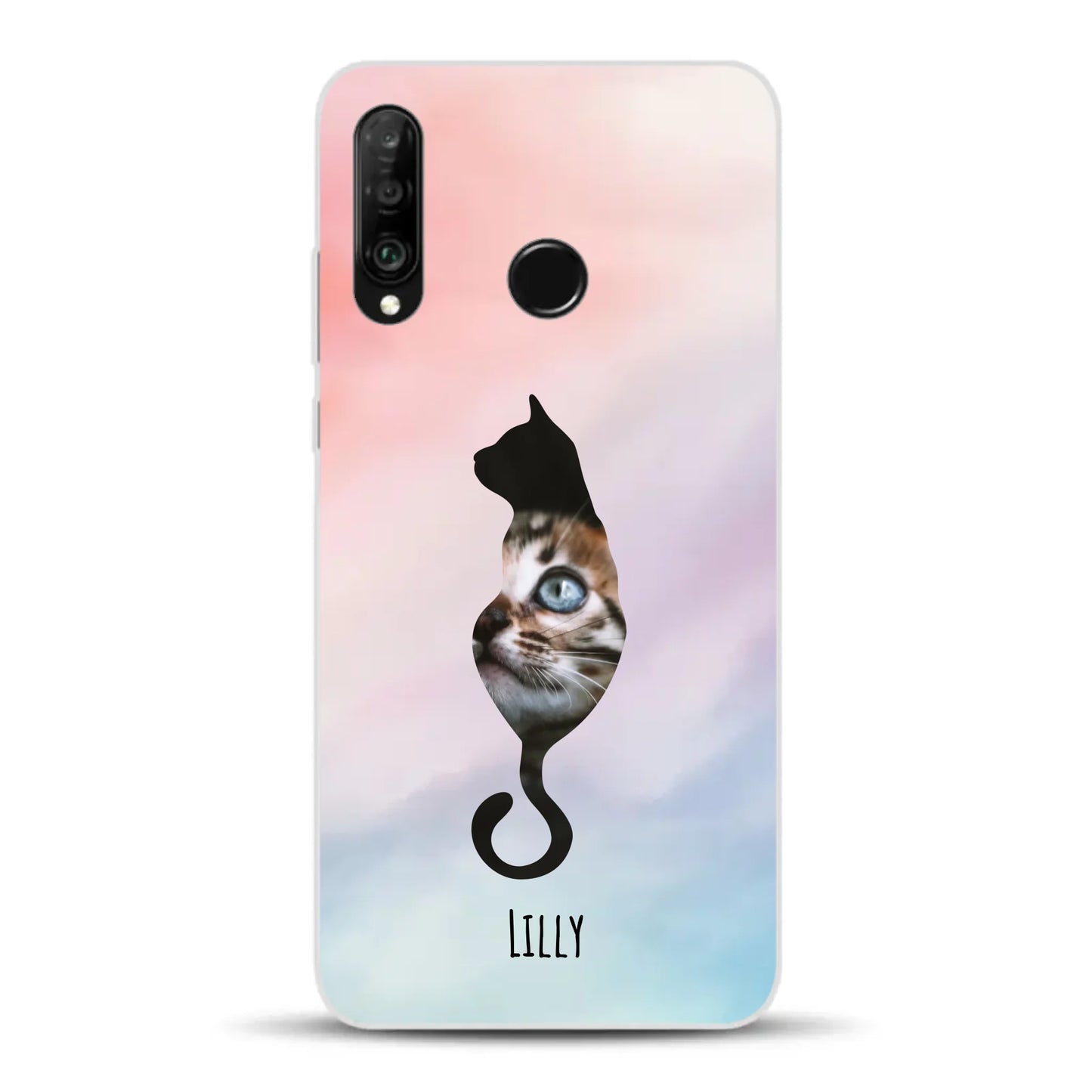 Silhouette Love - Individuelle Handyhülle für Huawei