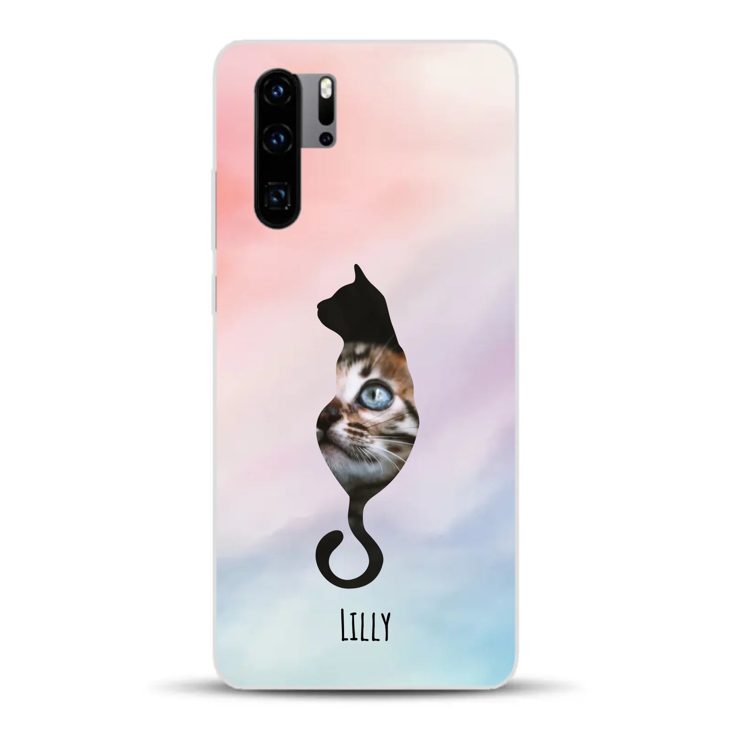 Silhouette Love - Individuelle Handyhülle für Huawei