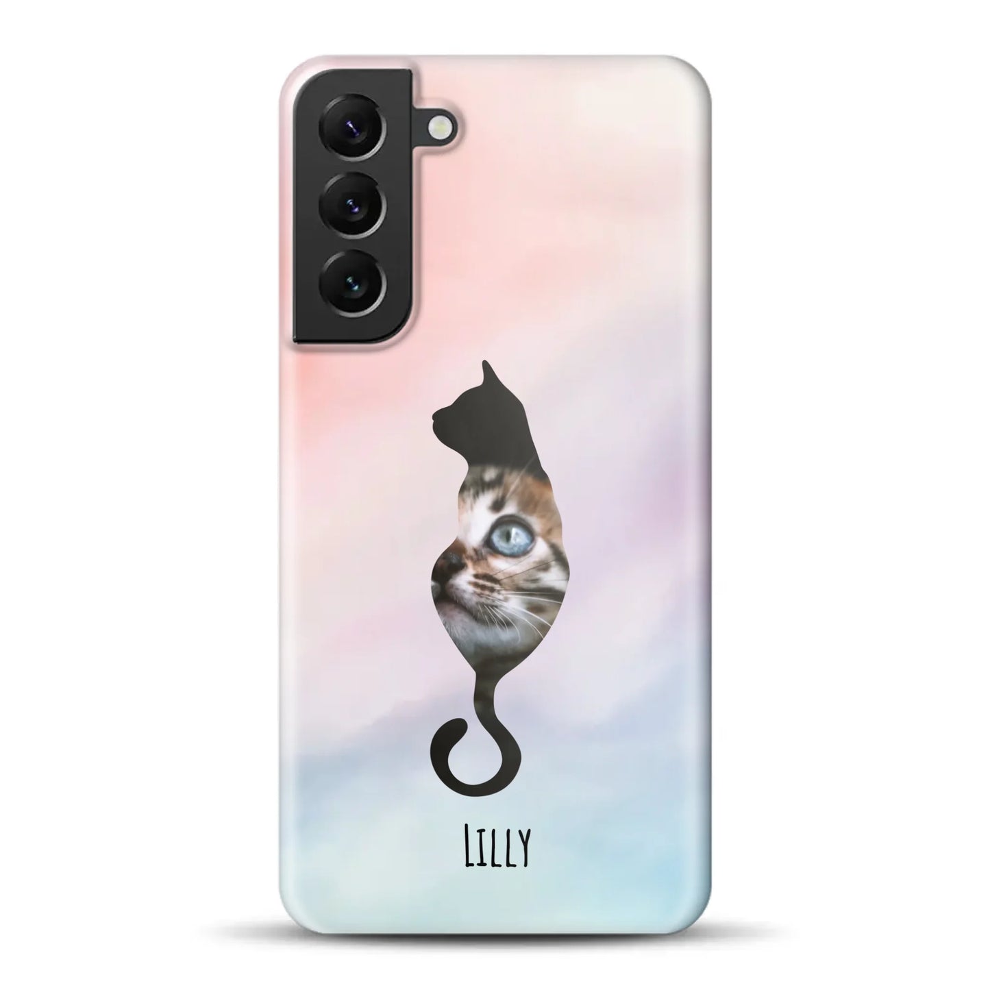 Silhouette Love - Individuelle Hardcase Hülle für Samsung