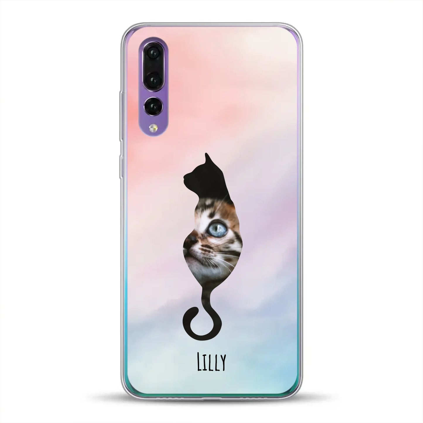 Silhouette Love - Individuelle Handyhülle für Huawei